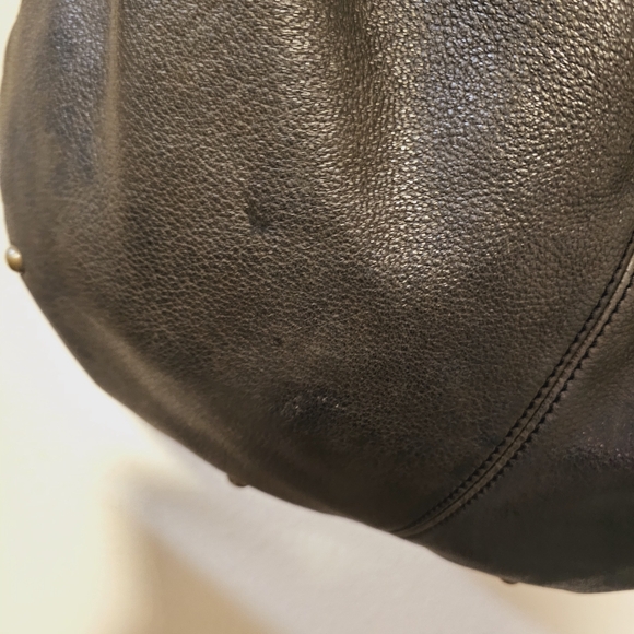 7 for all MANKIND Dk.Gray Dist. Studded Leather Handbag - Picture 2 of 12